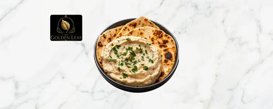 Hummus with Garlic Naan