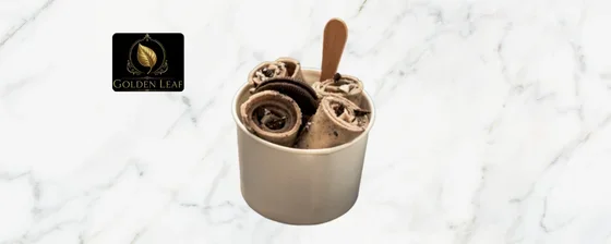 Chocolate Roll with Ice Cream